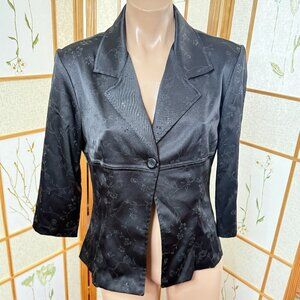 Vintage Y2K Breaking loose” Black junior blazer size 11/12